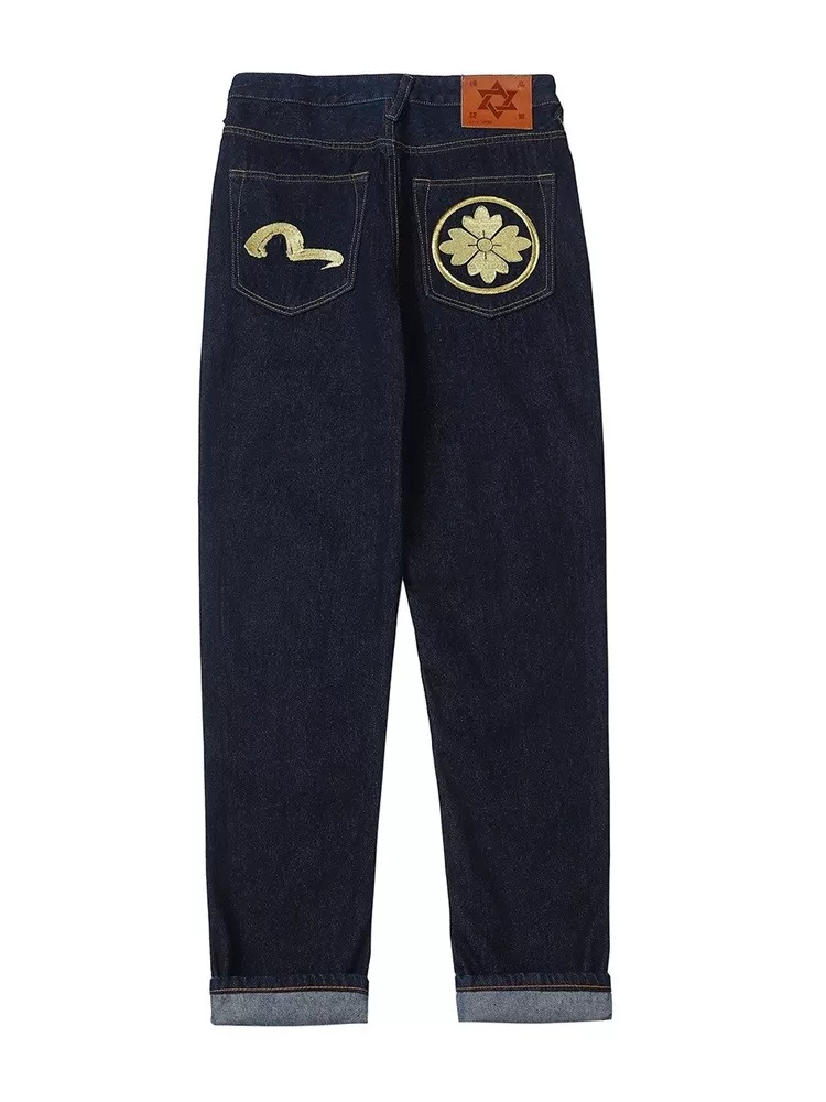 Levis Jeans 501 - H・md-メンズ日本手作り刺jeansジーンズ、純綿、ストレートチューブ、ヒップホップ、人気、スリム、赤い耳、ショー薄いパンツ、悪魔