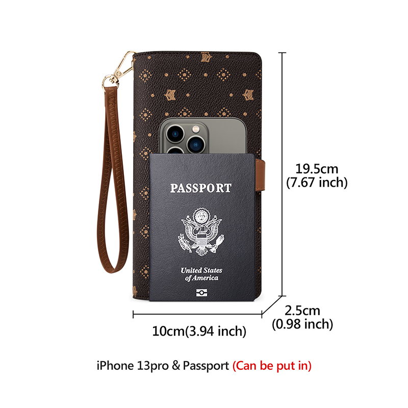 FOXER 女性用長財布 カード&パスポートホルダー スタイ - Monogram Keychain Leather のレビューと価格