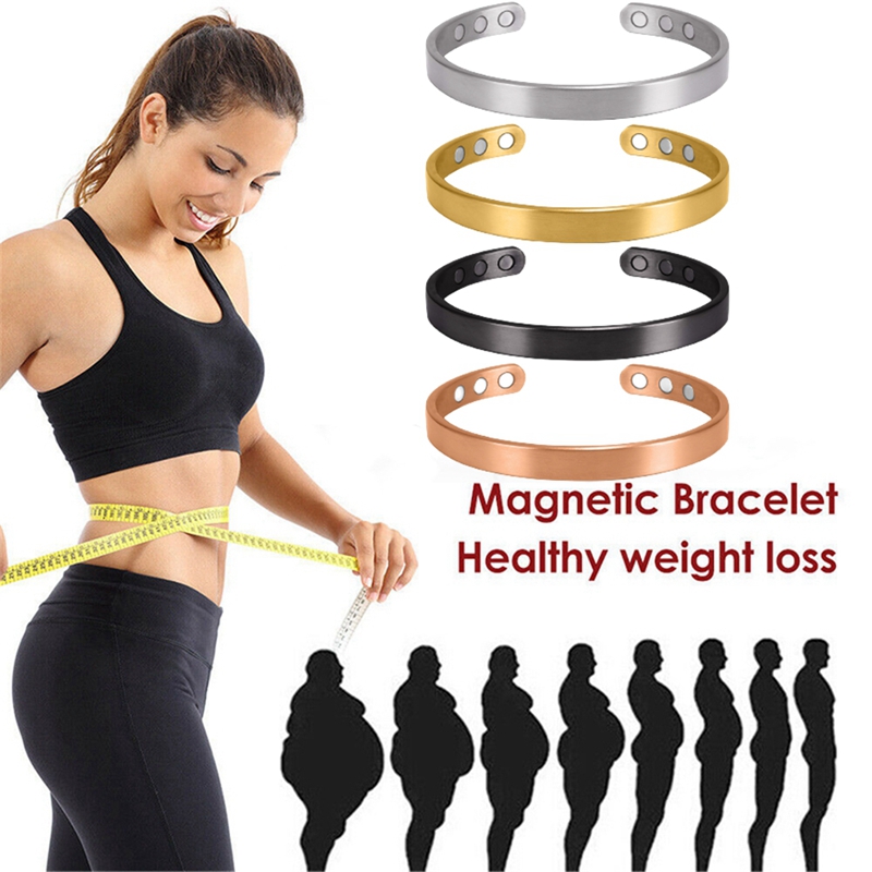 トレンディな 4 色磁気バングルブレスレット女性男性健康バラ - Coordinates Bracelet のレビューと価格