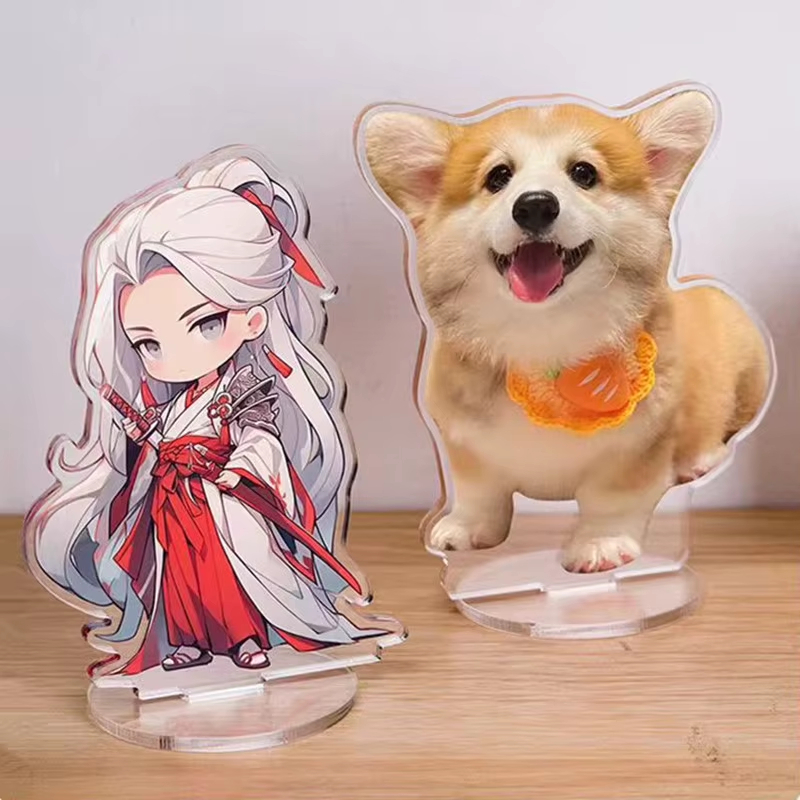 パーソナライズされたカスタムアクリルスタンド 1個入り 写真 - Pet Portrait Custom のレビューと価格