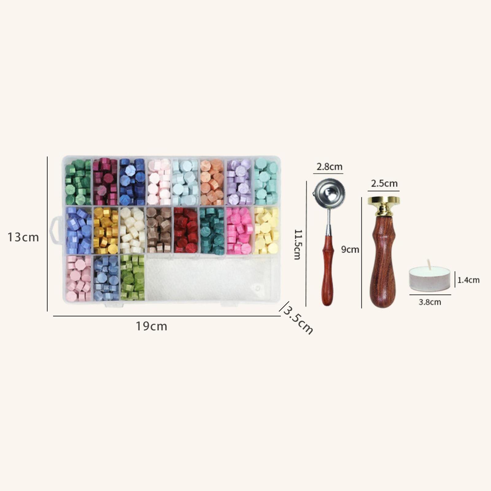 DIYワックスシールキット、カードや結婚式の招待状用のシーリ - Wax Seal Letter Kit のレビューと価格