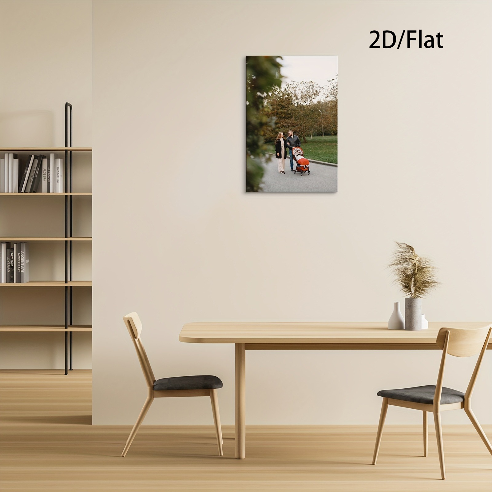 木製フレーム入りポスター1枚、パーソナライズされた写真ウォー - Engraved Wood Frame のレビューと価格